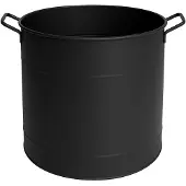 Guillouard Pellet- of Houtblokemmer – 37 Liter – Staal – Zwart