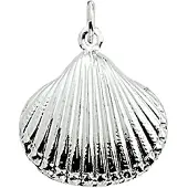 The Jewelry Collection Zilveren Hanger schelp 1004081