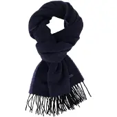Pierre Cardin sjaal donkerblauw effen