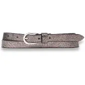 Legend leren riem zilverkleurig female | Maat: 85