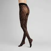 Hudson ZEBRA Dames Panty - Black