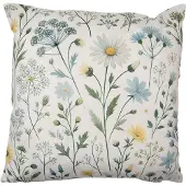 Clayre & Eef Kussenhoes 45x45 cm Beige Polyester
