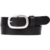 Petrol Industries leren riem zwart female | Maat: 95
