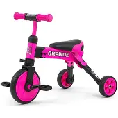 Milly Mally 2-in-1 fiets Grande roze pink