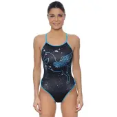 Turbo Pegaso Swimsuit Zwart 3XL Vrouw