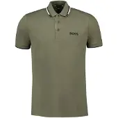 BOSS Paddy Pro 10226584 Green Korte Mouw Poloshirt