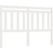 vidaXL Hoofdbord 140x4x100 cm massief grenenhout wit