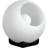 Eth Orb Opal tafellamp 1x E27 opaal glas 20cm / zwart
