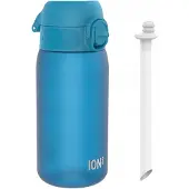Ion8 Bidon Sportief Blauw 350ml met Rietje - BPA-vrij
