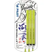 Pilot Pen Lettering Pen - Fineliner - schwarz - Pigmenttinte (3er-Pack)
