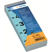 Herma Nummeretiketten 4893 Klevend Blauw 28 x 56 mm 500 Vellen à 5 Etiketten
