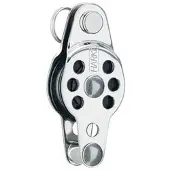Harken 1´´ Wire Forkhead Block With Becket Pulley Zilver