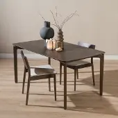 Livin24 Scandinavische eettafel Cala walnoot 240 x 100 cm