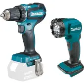 Makita COMBO SET 18V DDF485 + DML815, 3 x 3.0Ah accu's