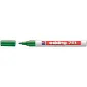 Edding 751 Permanent Lakmarker Groen Medium Ronde punt 1 - 2 mm Waterbestendig