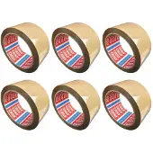 TESA Pakkingstape Bruin 48mm x 66m - Natuurlijk Rubber Solvent