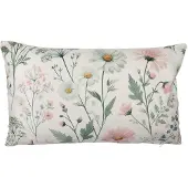 Clayre & Eef Kussenhoes 35x50 cm Beige Polyester