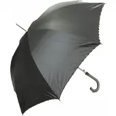 Parasol Automatische paraplu "" metaalkleurig zwart, extra sterk