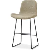 Nolon Nino-Fé barkruk taupe melange - zwart onderstel - 75 cm