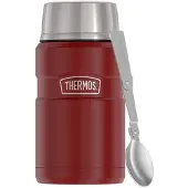 Thermos Voedselcontainer 710ml Roest Rood met Lepel