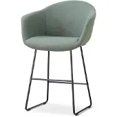 Nolon Nino-Otis barkruk saliegroen - zwart onderstel - 65 cm