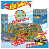 Reig Musicales Hot Wheels Speelmat Met Een Auto 87.5x118 Cm