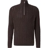 Only & Sons Trui 'ONSLEONARD' donkerbruin