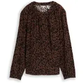 Tom Tailor Blouse bruin / zwart