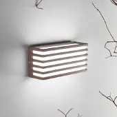In.tec® LED-wandlamp buiten Dukrot, brons / oud-messing, Aluminium, Modern, LED wandlamp buiten