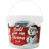 Mikamax Bouw je eigen Sneeuwpop - Magisch speelzand 2KG - Inclusief aankleding