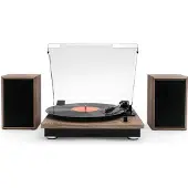 Victrola Montauk Turntable System Oak