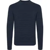 !Solid Trui 'SDValencia' donkerblauw