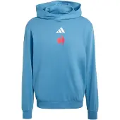 Adidas Sportsweatshirt 'FFR' azuur / neonoranje / wit