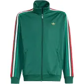 Adidas Sweatvest 'Firebird' smaragd / rood / wit