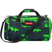 Step by step Sporttas 'Hama' marine / neongroen / zwart
