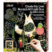 Avenir Scratch Art - Mijn Eigen Lichtdoos - 24X28X4Cm - Met Led-Lichtstrip - 6 Jaar