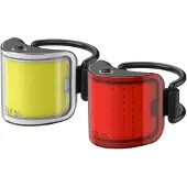 Knog Lil' Cobber Twinpack Zwart || Maat: Voor- en achterlicht