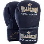 Fullboxing Ciclon Leather Boxing Gloves Zwart 10 oz