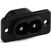 Velleman Products PSCM3N - Euro Contrastekker 230V 2.5A 500W - Zwart