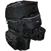Lifefit 3-delige Fietsendragertas Zwart - UNI