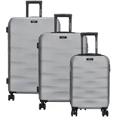 Beagles Travel Koffer 20-24-28 Inch - Kofferset - Koffers - Travel - Reizen - Set - Zilver