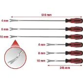 Ks Tools 140.2370 Demontagegereedschap, carrosserieclip
