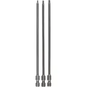 Bosch 3-DELIGE SCHROEFBITSET EXTRA-HARD T8-T10-T15, 152 MM