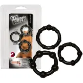 You2Toys - penisringen set - zwart - 3 stuks