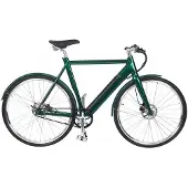Qivelo Retro – Groen – Elektrische Fiets – Lichtgewicht 15kg – 504Wh intube accu – Riemaandrijving