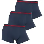 HUGO Boxershorts nachtblauw / rood / zwart