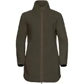 Jack Wolfskin - Women's High Curl Coat - Fleecevest M, olijfgroen