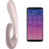 Satisfyer Heat Wave - App-gestuurde verwarmende vibrator (beige)