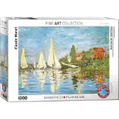 Eurographics Monet Claude - Regatta's in Argenteuil Puzzel (1000 stukjes)