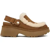 Ugg Clogs 'Esmee' beige / kastanjebruin